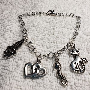 6 - 8 handmade charm bracelet